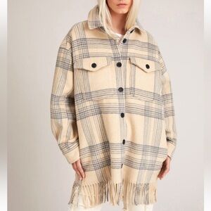 MUNTHE Comsa Shacket Nature size 32